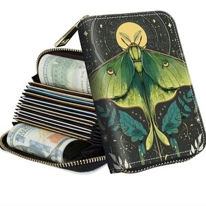 Green Moth Design Wallet
